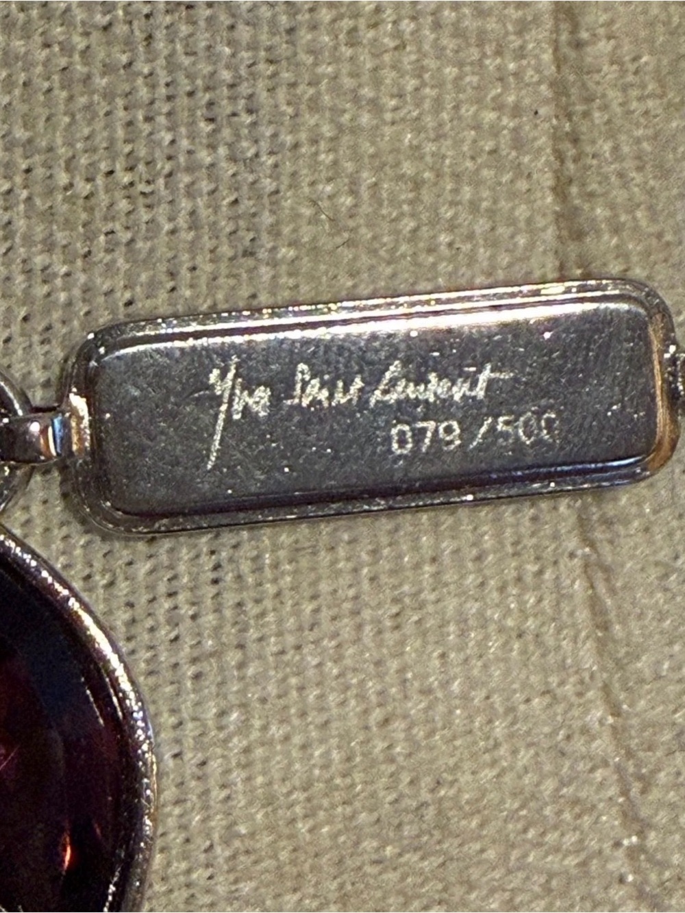 Vintage Limited Edition YSL Yves Saint Laurent Bib Collar Necklace - Picture 3 of 3